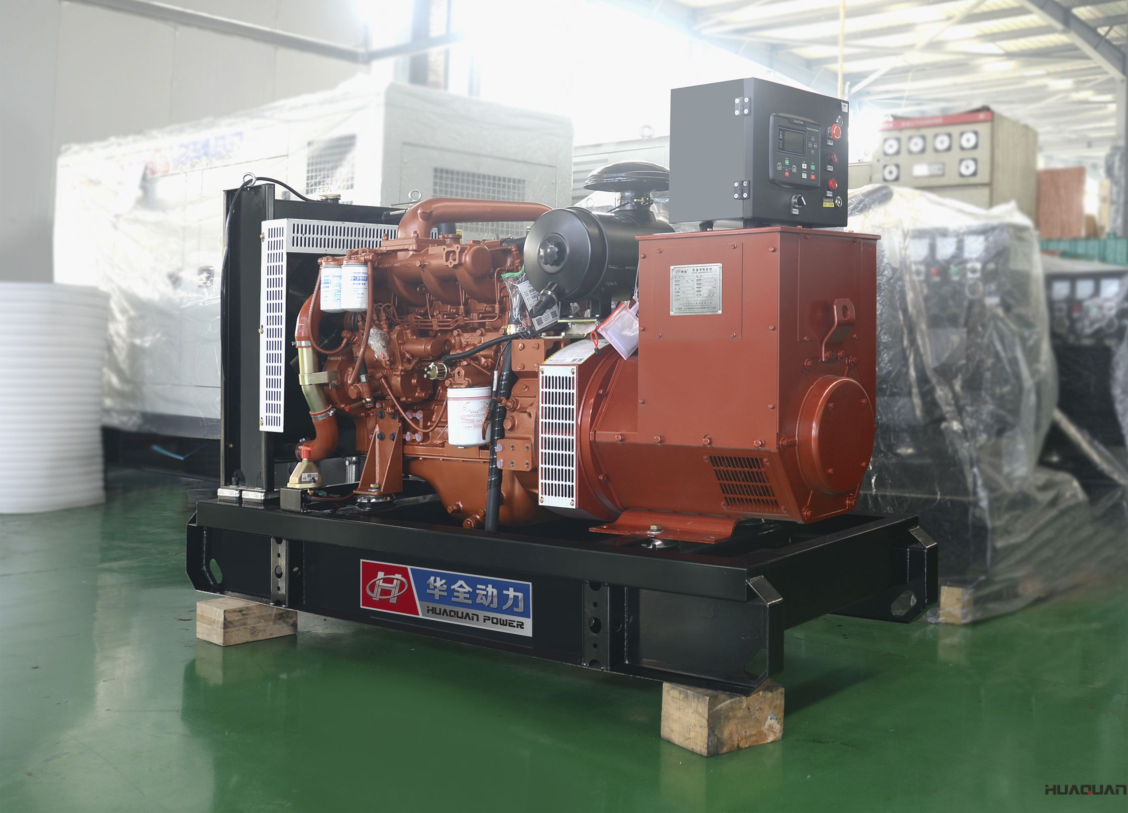 華全動力50kw四保護(hù)發(fā)電機(jī)組于2018年4月14日發(fā)往天津