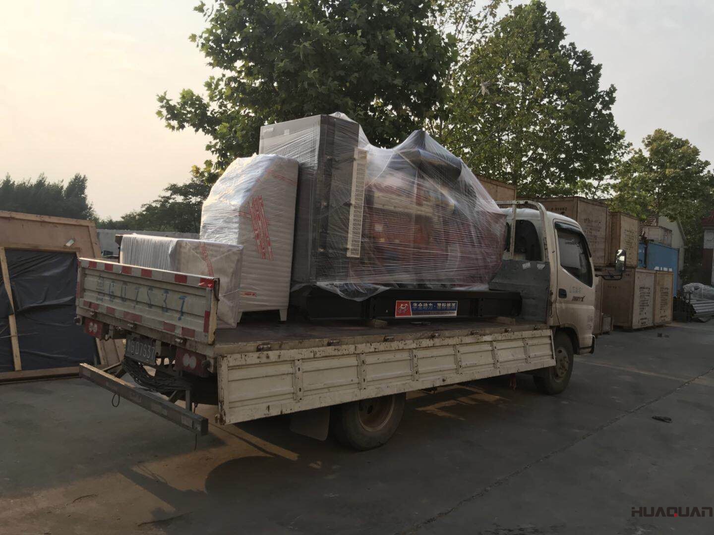 7月9號一臺HQ300GF標配型柴油發(fā)電機組已發(fā)往浙江省