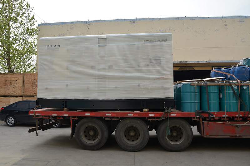 3月18日，華全動力一臺500kw靜音箱發電機組順利發往山東省