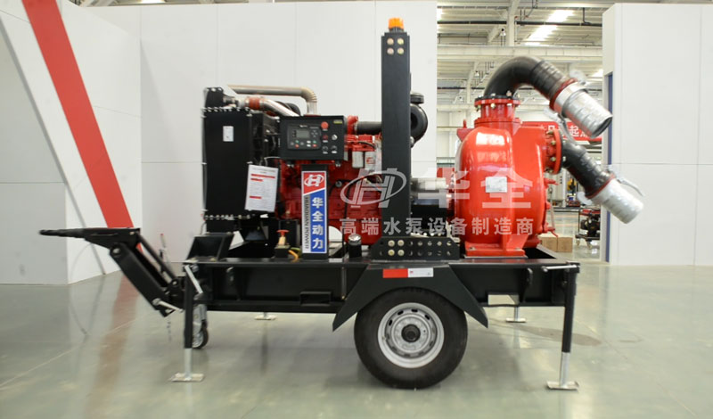 全力以赴打硬仗，防汛抗旱保秋收！華全防汛抗旱移動(dòng)泵站緊急發(fā)貨