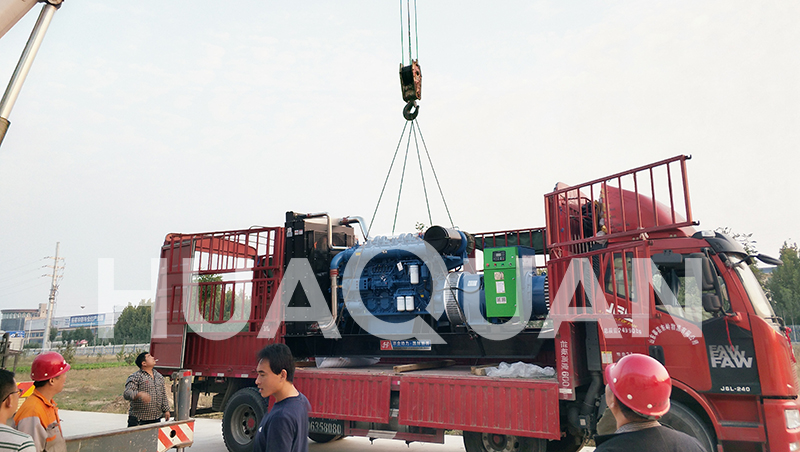 江蘇省徐州神塔線新沂制梁場550kW發電機組電站項目