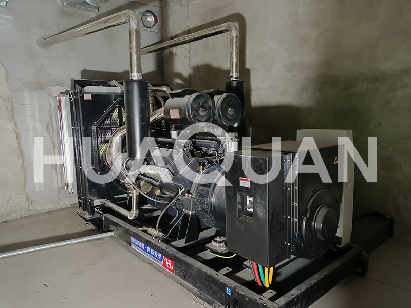 山東濰坊某部隊400kW發電機組電站項目