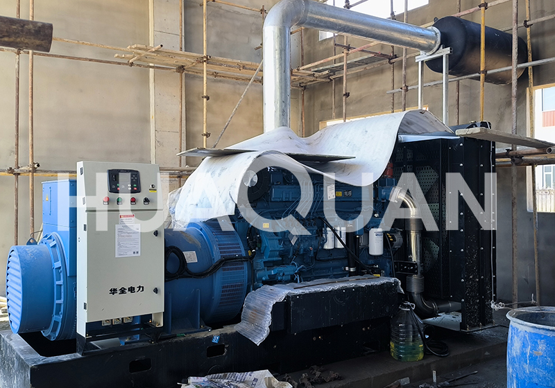 山東濰坊某足球學校400kW發電機組電站項目